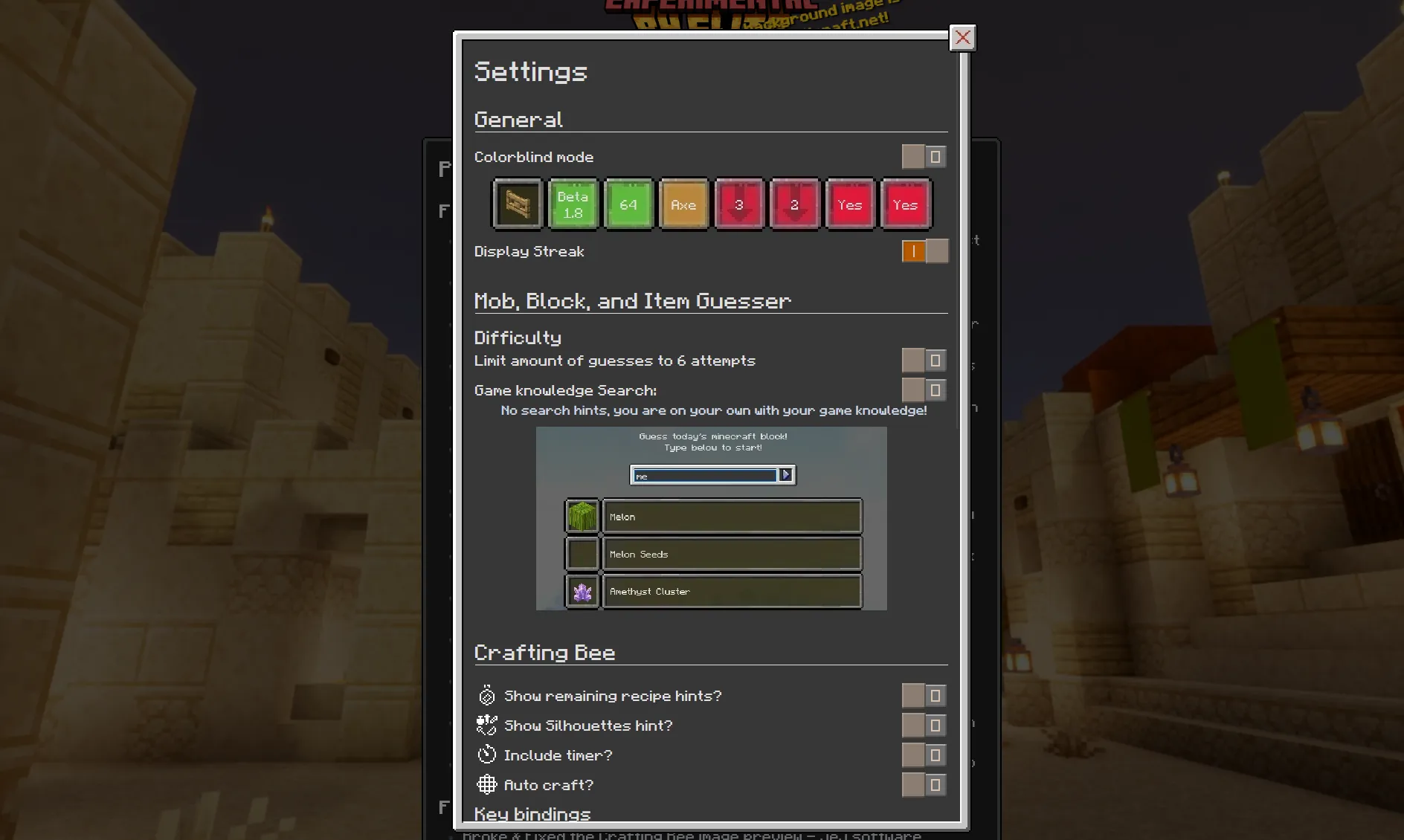 New Settings UI
