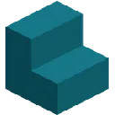 ??? Cyan Concrete Stairs
